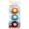 3-pack rybek gumowych Pufferfish do kąpieli