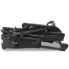 Przyczepka rowerowa 3w1 Wike Premium Double z amortyzacją czarna_Folded2