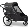Przyczepka rowerowa 3w1 Wike Premium Double z amortyzacją czarna_Stroller