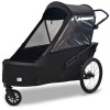 Przyczepka rowerowa dla osób z niepełnosprawnością Wike X Large 2w1 czarna , WBT-XLM-BK_02