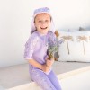 Neoprenowa pianka do pływania dla dzieci UV Combie - Lilac Spring