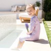 Neoprenowa pianka do pływania dla dzieci UV Combie - Lilac Spring