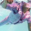 Kamizelka do nauki pływania Swim Vest z paskiem Lilac Spring