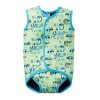 Neoprenowa pianka do pływania dla dzieci Baby Wrap - green gecko