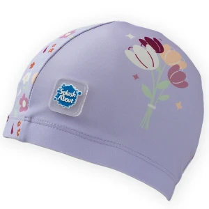Czepek do pływania dla niemowląt i dzieci Lilac Spring
