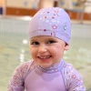 Czepek do pływania dla niemowląt i dzieci Lilac Spring