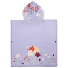 Ponczo Ręcznikowe z Kapturem – Lilac Spring