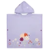Ponczo Ręcznikowe z Kapturem – Lilac Spring