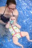 Neoprenowa pianka do pływania dla dzieci Baby Wrap - kaczuszki