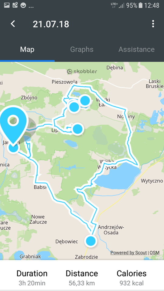 Poleski Park Narodowy z przyczepką Weehoo