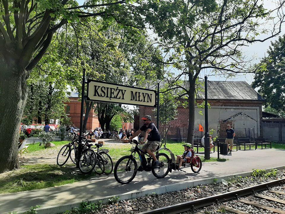 trasa rowerowa po Łodzi - Księży Młyn