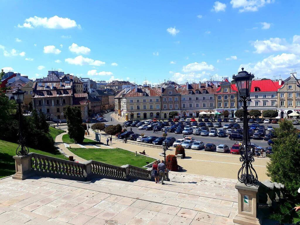 trasa rowerowa po Lublinie - Plac Zamkowy