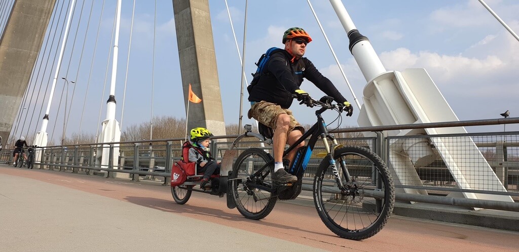 trasa rowerowa wzdłuż Wisły - Warszawa