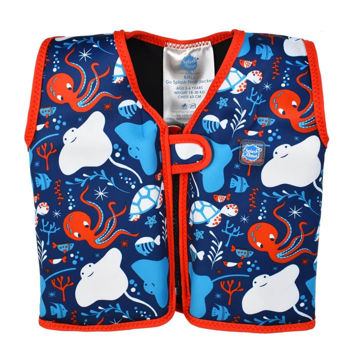 Kamizelka do nauki pływania Go Splash sea life